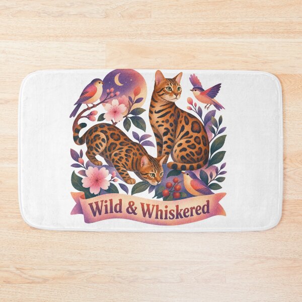 Item preview, Wild & Whiskered – Magical Nature Bengal Cat designed and sold by Bengoer18.