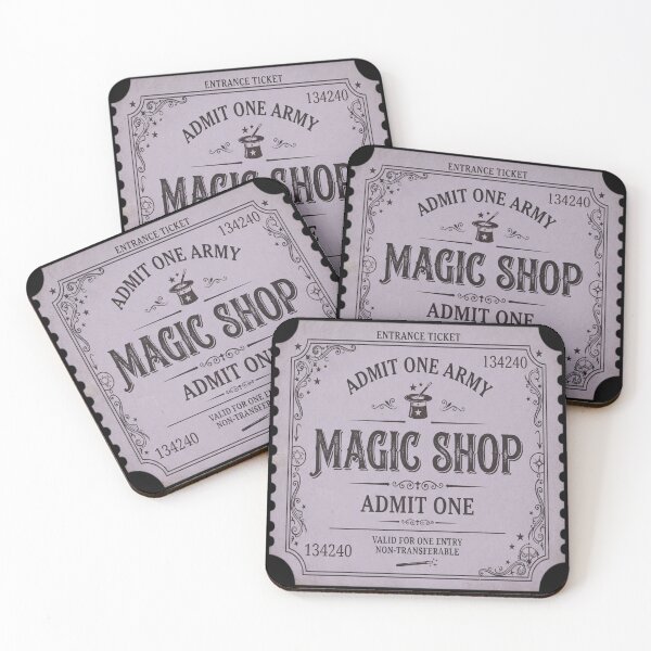 Item preview, Magic Shop Ticket designed and sold by balquebratum.