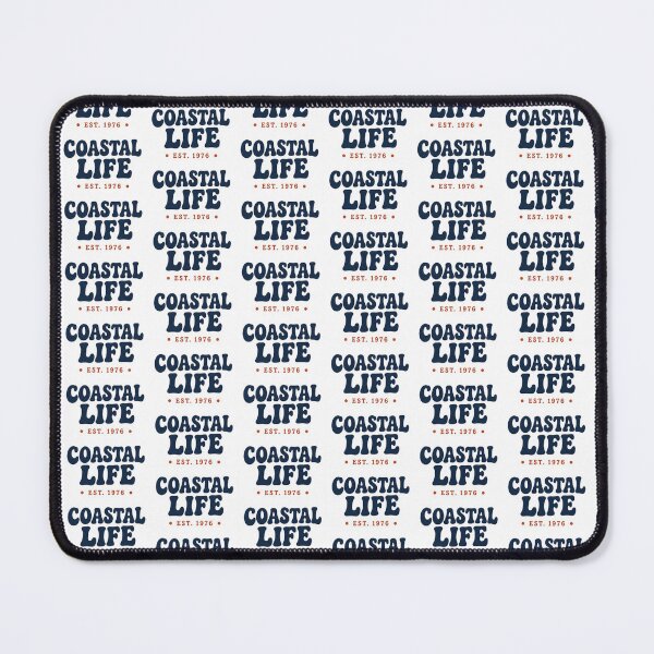 Item preview, Coastal Life Est 1976 Retro Beach Typography designed and sold by MWSailingClub.