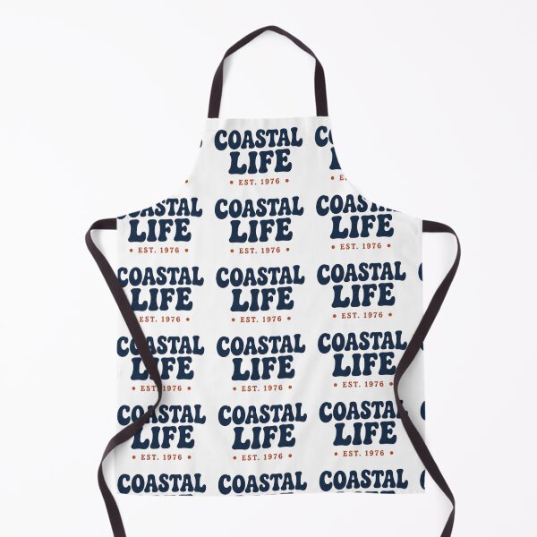 Item preview, Coastal Life Est 1976 Retro Beach Typography designed and sold by MWSailingClub.