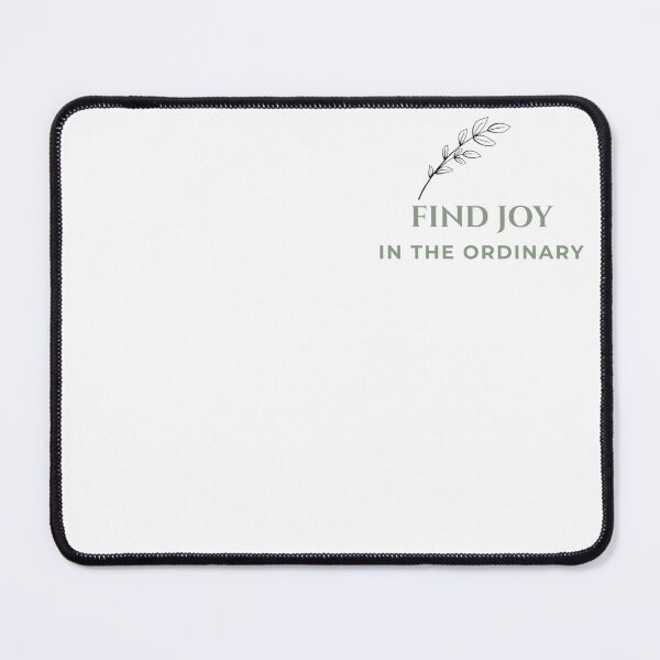 Item preview, Find Joy In Ordinary Minimalist Line Art Botanical Quote designed and sold by ForgePixelHQ.