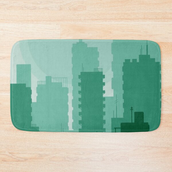 Item preview, Green City Skyline Silhouettes Birds Flying Sun Vector Art designed and sold by LYAN-STORE.