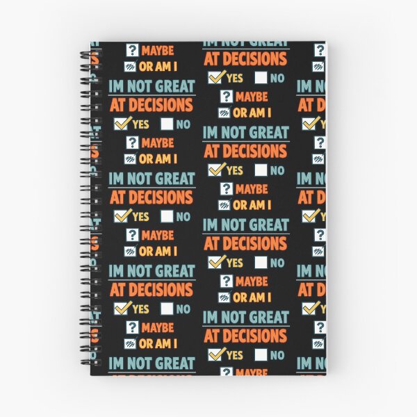 Item preview, I'm Not Great At Decisions Funny Indecisive Checklist Quote designed and sold by TeeTimeTreasure.