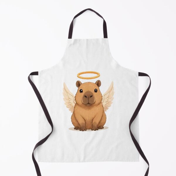 Item preview, Angelic Guardian Capybara – Whimsical Winged Friend designed and sold by Icareis-Studios.