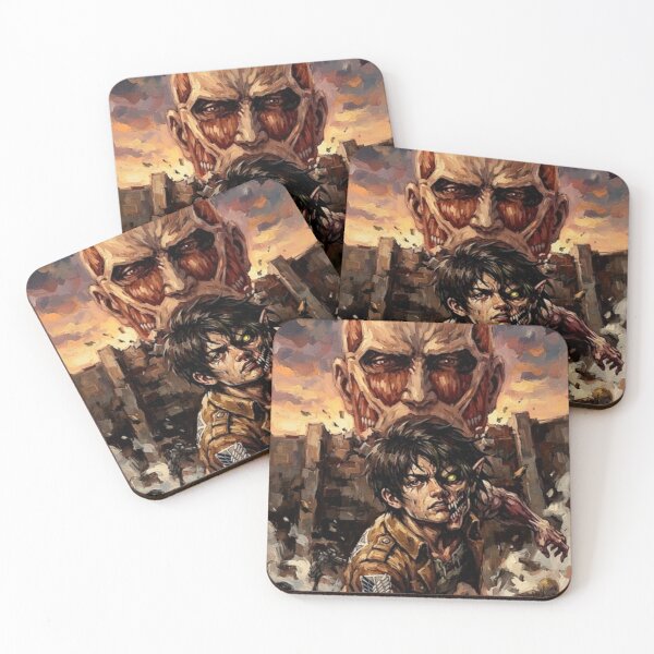 Item preview, Attack On Titan Dark Fantasy Fine Art Tribute designed and sold by Art's Diner.