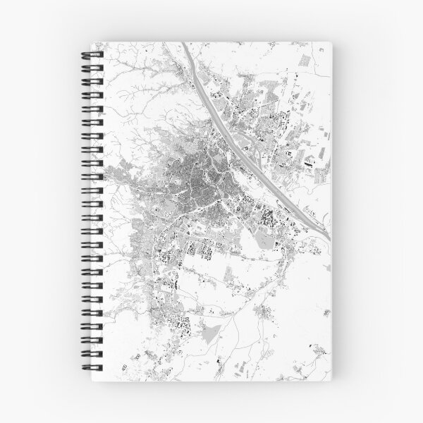 Item preview, Vienna City Map Minimal Black and White Urban Plan Art designed and sold by RafenStein.