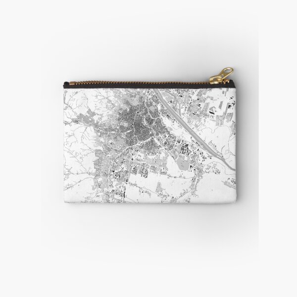 Item preview, Vienna City Map Minimal Black and White Urban Plan Art designed and sold by RafenStein.