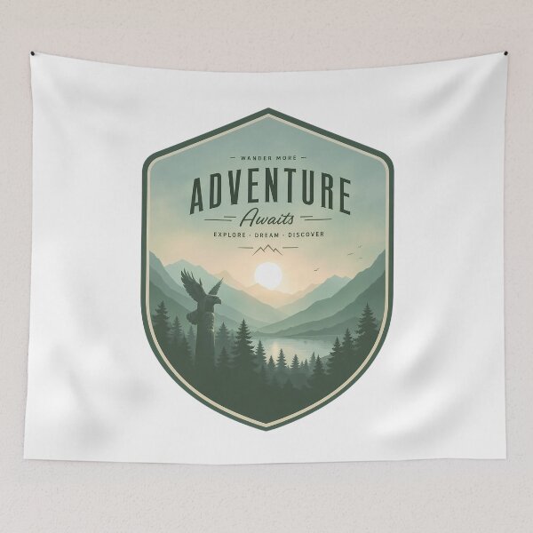 Item preview, Endor - Forest Moon Adventure Nature Landscape designed and sold by FrontierCosmic.