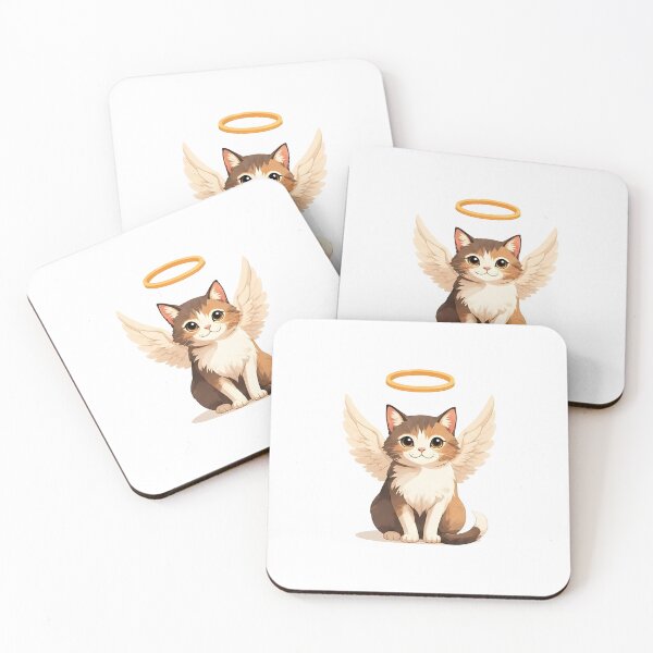 Item preview, Angelic Guardian Cat – Heavenly Kitty Companion designed and sold by Icareis-Studios.