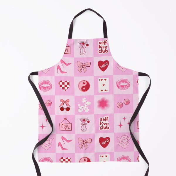 Item preview, Coquette Love Icons Checkerboard Pattern designed and sold by jianina-alondra.