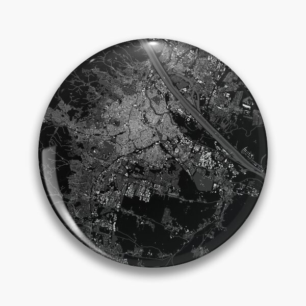 Item preview, Vienna City Map Black Minimalist Poster Austria Map Art designed and sold by RafenStein.