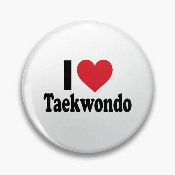 Item preview, I Love Taekwondo Gift Cute Martial Arts Art Graphic Taekwondo Practitioner Present for Fighters designed and sold by raedattia.