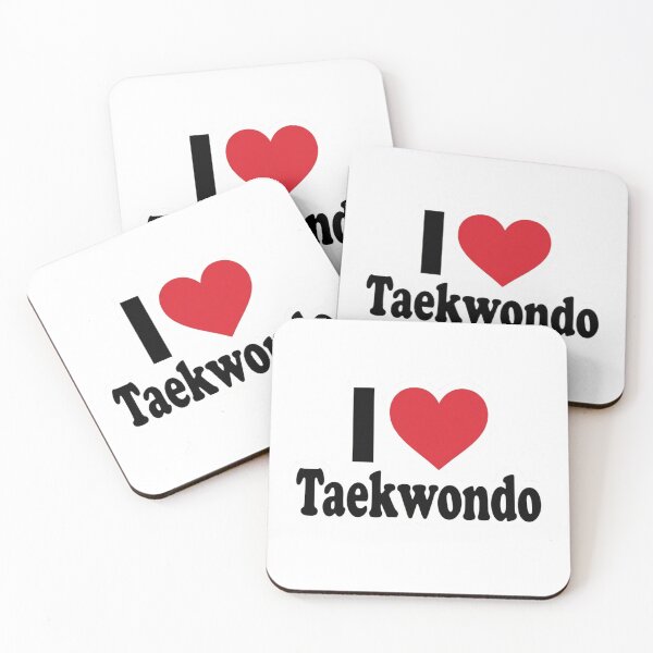 Item preview, I Love Taekwondo Gift Cute Martial Arts Art Graphic Taekwondo Practitioner Present for Fighters designed and sold by raedattia.