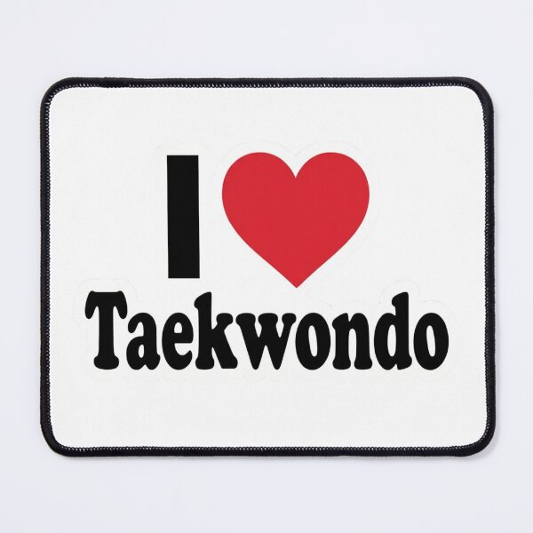 Item preview, I Love Taekwondo Gift Cute Martial Arts Art Graphic Taekwondo Practitioner Present for Fighters designed and sold by raedattia.