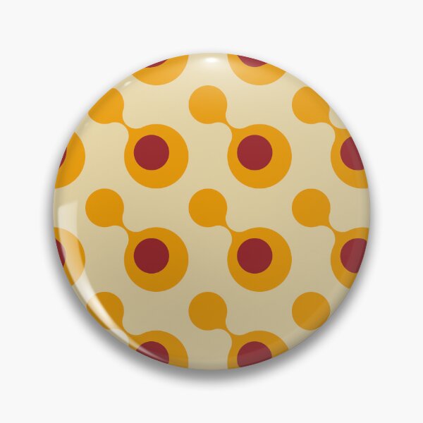 Item preview, Retro 70s Circular Atomic Geometric Pattern Art designed and sold by Zaya_art.
