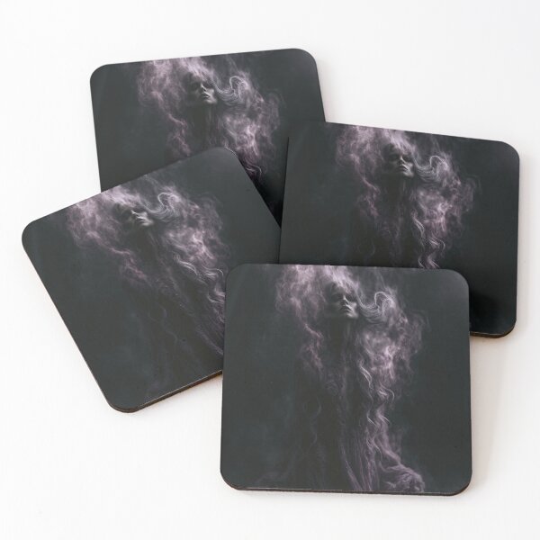 Item preview, Woman Dissolving Into Smoke and Shadow designed and sold by NyxandVeilArt.