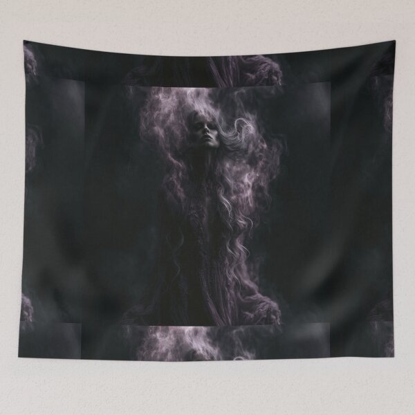 Item preview, Woman Dissolving Into Smoke and Shadow designed and sold by NyxandVeilArt.