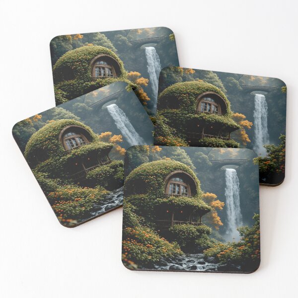 Item preview, The Waterfall Bridge Cabin designed and sold by Vhelir-Art.