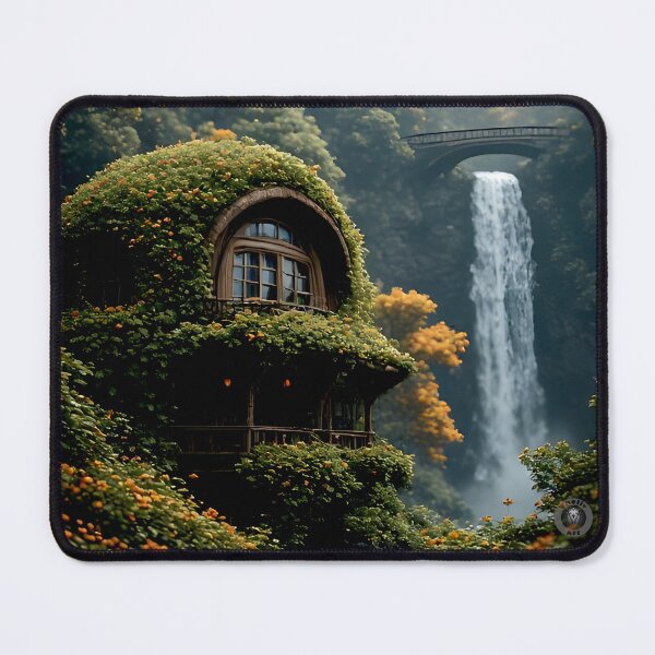 Item preview, The Waterfall Bridge Cabin designed and sold by Vhelir-Art.