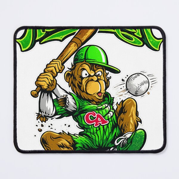 Item preview, Home Run Monkey Baseball Cartoon Graphic Sticker designed and sold by Lin-B-Designs.