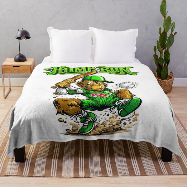 Item preview, Home Run Monkey Baseball Cartoon Graphic Sticker designed and sold by Lin-B-Designs.