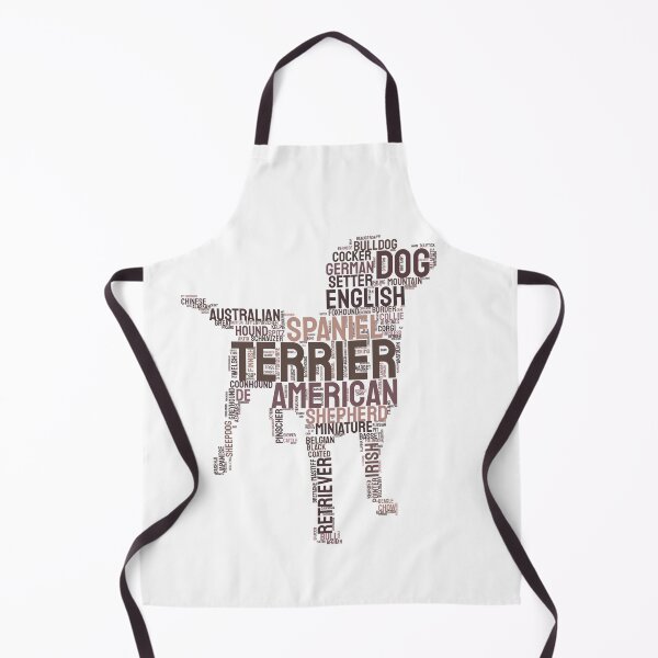 Item preview, Dog Breeds Typography Silhouette Art designed and sold by AyfuDesigns.