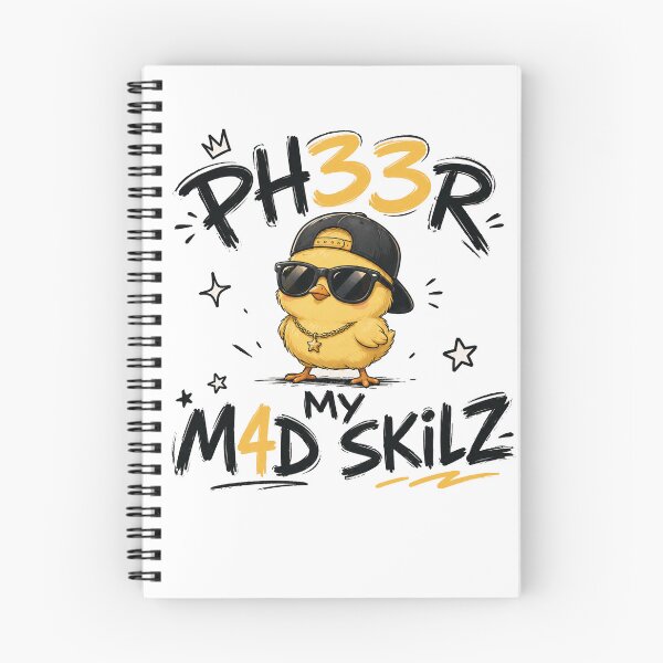 Item preview, PH33R My M4D Skillz Shirt | Funny Retro Gamer Leetspeak Graphic Tee designed and sold by SleepyLlamaClothes.