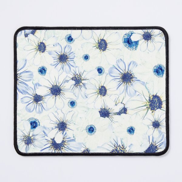 Item preview, Blue Pressed Flowers Botanical Pattern Back to School Aesthetic designed and sold by Elżbieta Kaps.