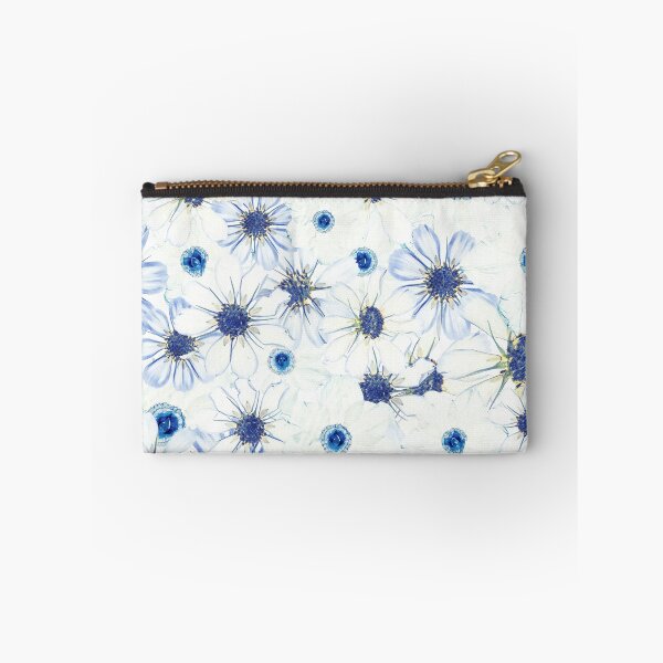 Item preview, Blue Pressed Flowers Botanical Pattern Back to School Aesthetic designed and sold by Elżbieta  Kaps.