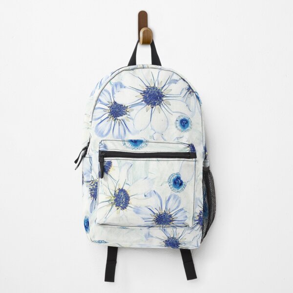 Item preview, Blue Pressed Flowers Botanical Pattern Back to School Aesthetic designed and sold by Elżbieta  Kaps.