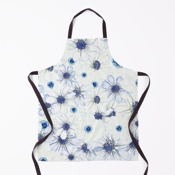 Item preview, Blue Pressed Flowers Botanical Pattern Back to School Aesthetic designed and sold by Elżbieta Kaps.