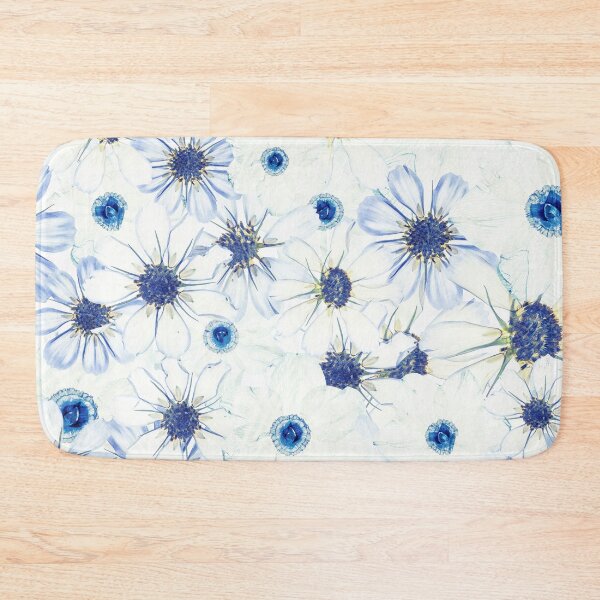 Item preview, Blue Pressed Flowers Botanical Pattern Back to School Aesthetic designed and sold by Elżbieta  Kaps.