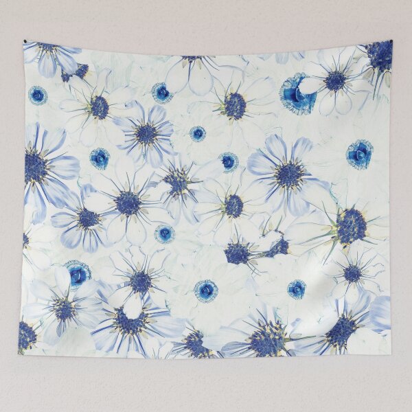 Item preview, Blue Pressed Flowers Botanical Pattern Back to School Aesthetic designed and sold by Elżbieta  Kaps.