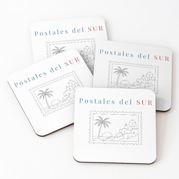 Item preview, Postcards from the South - Andalusian Village with Palm Tree and Sunset, Vintage Stamp designed and sold by TrazoLibreCo7.