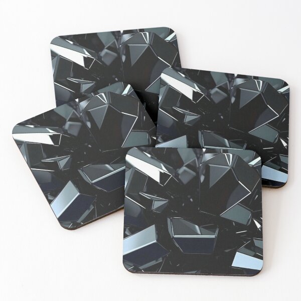 Item preview, Grey metallic tiles Simple minimalist decor pattern designed and sold by Arjun4282.