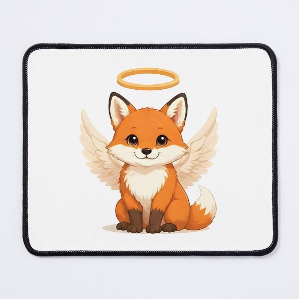 Item preview, Angelic Guardian Fox – Mystical Winged Spirit designed and sold by Icareis-Studios.