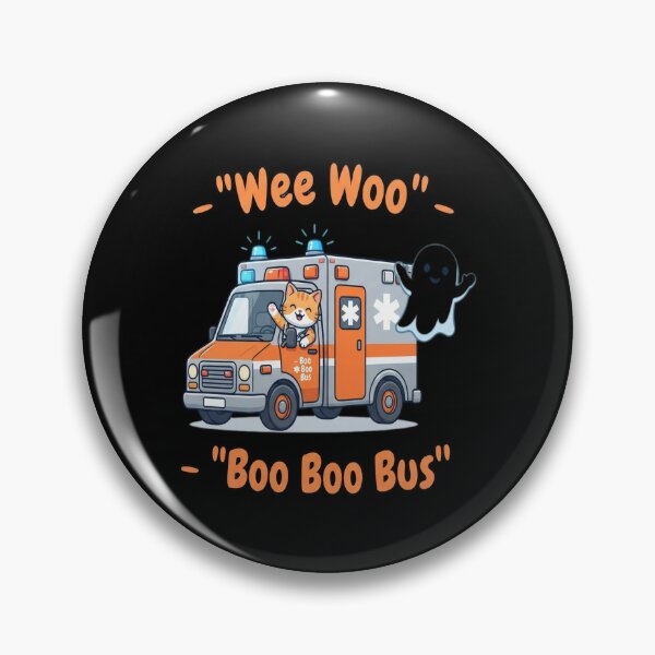 Item preview, Wee Woo Boo Boo Bus Ambulance Funny EMS designed and sold by gugigu1.
