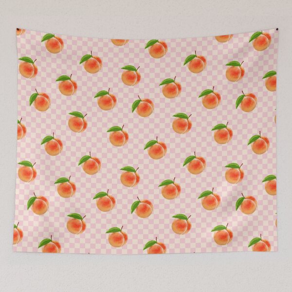 Item preview, Cute Peach Pattern Illustration designed and sold by jianina-alondra.
