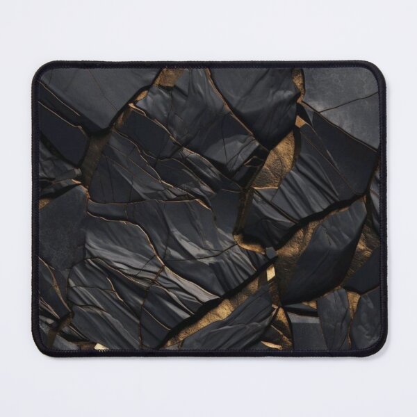 Item preview, Grey and gold foil metallic tiles Simple minimalist decor pattern designed and sold by Arjun4282.