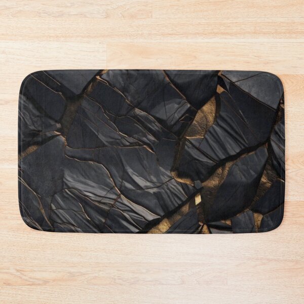 Item preview, Grey and gold foil  metallic tiles Simple minimalist decor pattern designed and sold by Arjun4282.