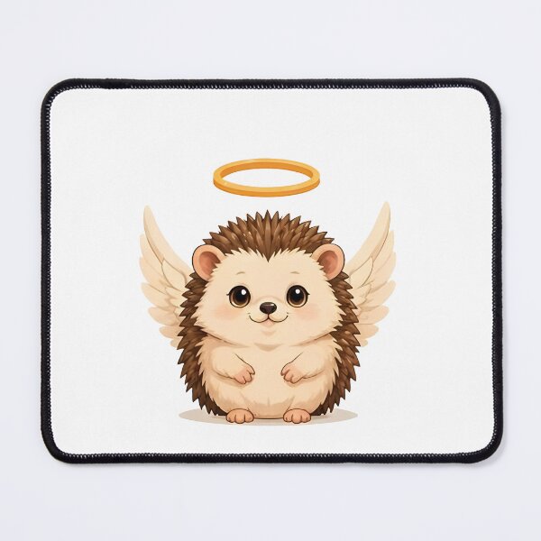 Item preview, Angelic Guardian Hedgehog – Cute Heavenly Friend designed and sold by Icareis-Studios.