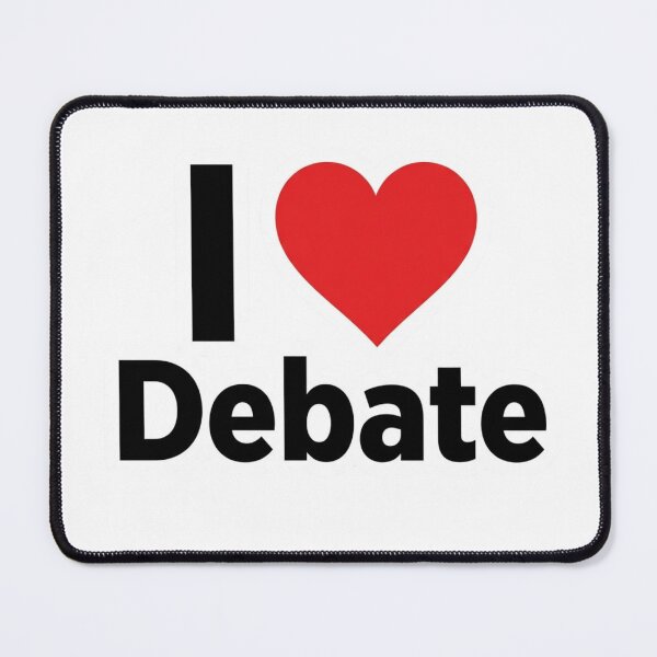 Item preview, I Love Debate Gift Cute Speech and Debate Art Graphic Debater Present for Tournaments designed and sold by raedattia.
