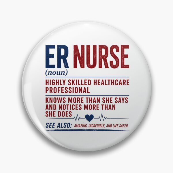 Item preview, ER Nurse – Funny Emergency Room Nurse  designed and sold by ECWhite JR Designs.