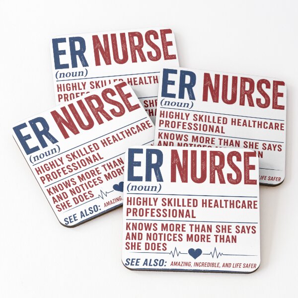 Item preview, ER Nurse – Funny Emergency Room Nurse  designed and sold by ECWhite JR Designs.