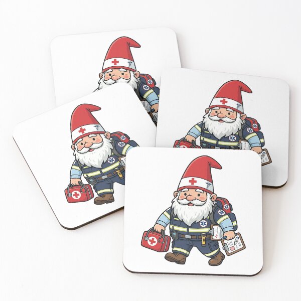Item preview, Heroic Paramedic Garden Gnome designed and sold by Bad-Decisions-Designs.