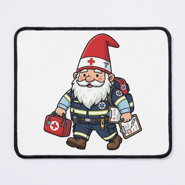 Item preview, Heroic Paramedic Garden Gnome designed and sold by Bad-Decisions-Designs.