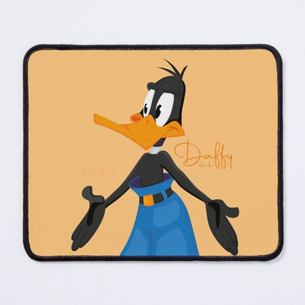 Item preview, Daffy Duck in Baggy Blue Jeans Funny Looney Duck Illustration designed and sold by LudmylArt.