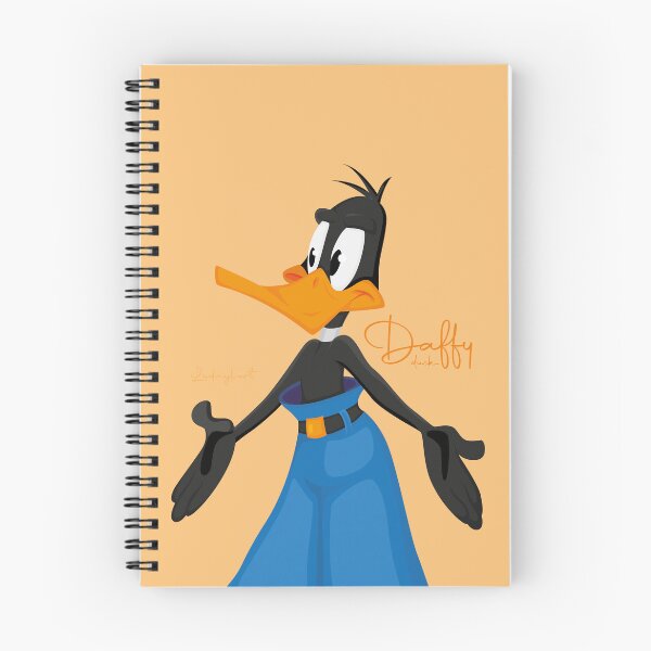 Item preview, Daffy Duck in Baggy Blue Jeans Funny Looney Duck Illustration designed and sold by LudmylArt.