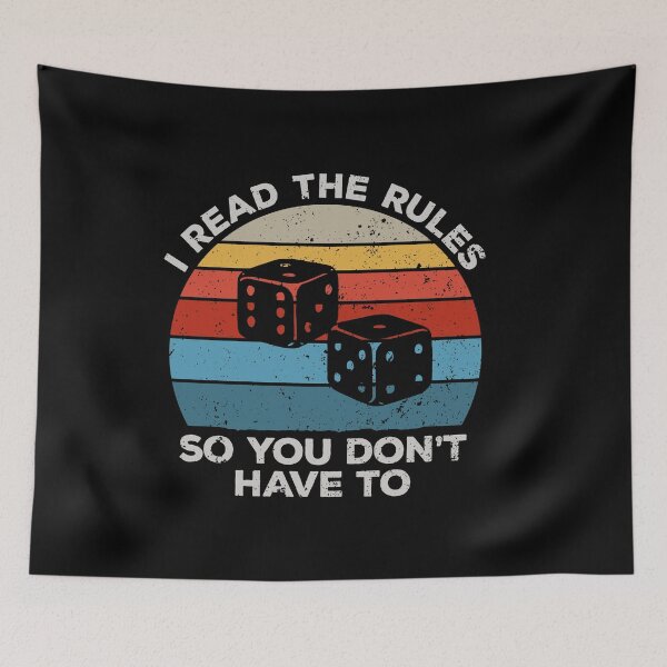 Item preview, I Read The Rules, So You Dont Have To - Funny Game Night Board Games designed and sold by malicaferrha.
