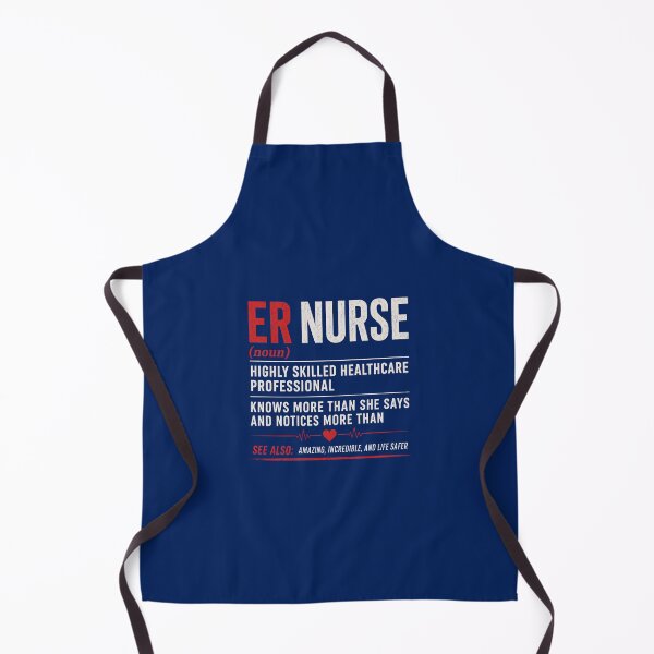 Item preview, ER Nurse (Definition) – Funny Emergency Room Nurse Typography Design designed and sold by ECWhite JR Designs.